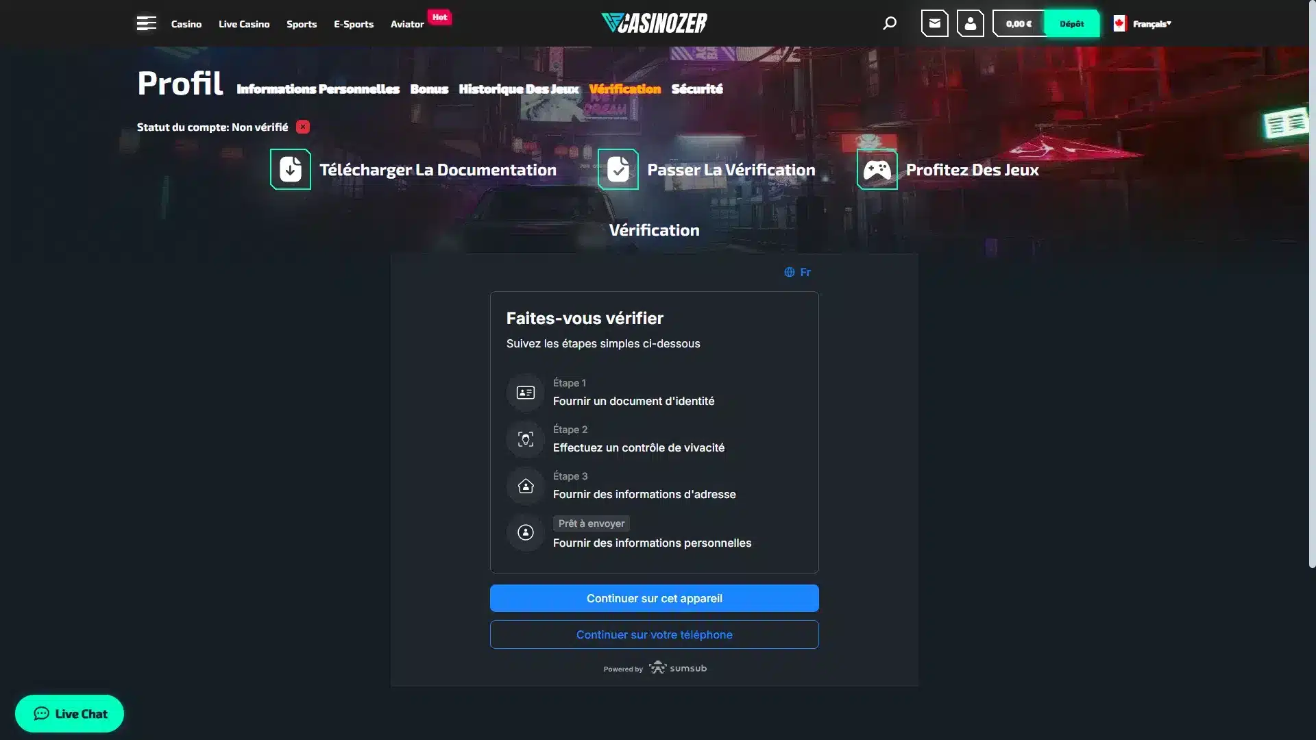 kyc-casinozer