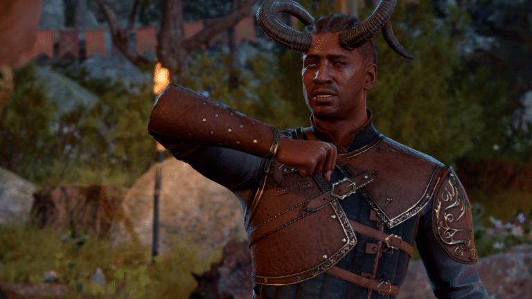 Wyll Ravengard, compagnon de Baldur's Gate 3, dans une cinematique du jeu developpe par Larian Studios