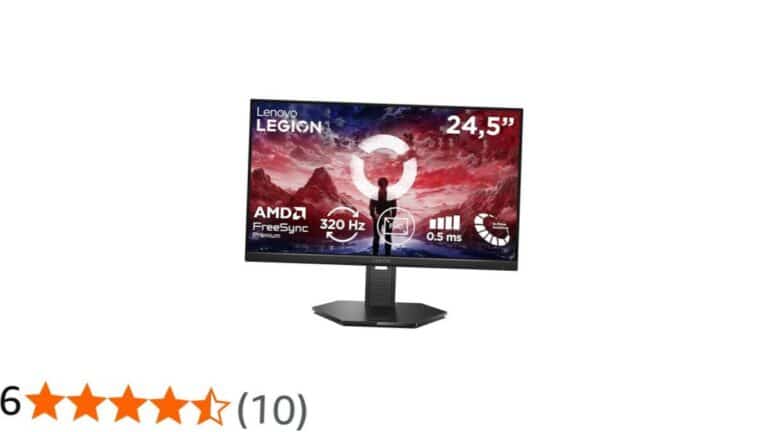 Ecran gaming Lenovo Legion 27-10 27 pouces 240Hz FHD en promotion a 139 euros