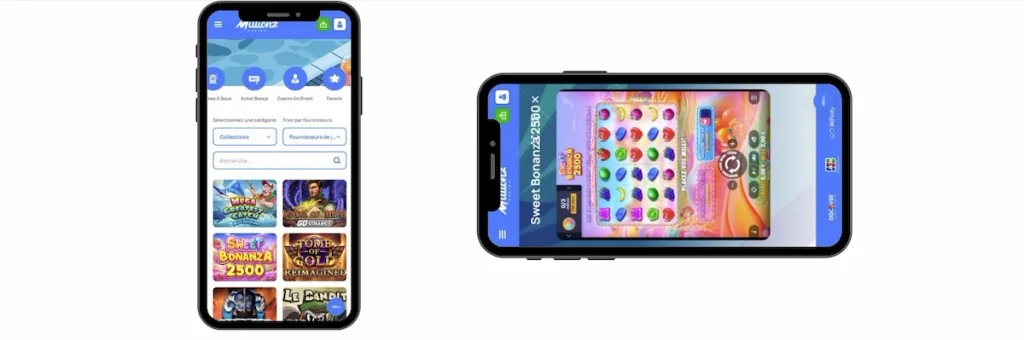 Millionz casino sur mobile