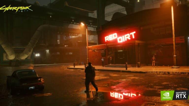 Comparaison visuelle du path tracing dans Cyberpunk 2077 sur PC avec carte graphique Nvidia RTX 4090