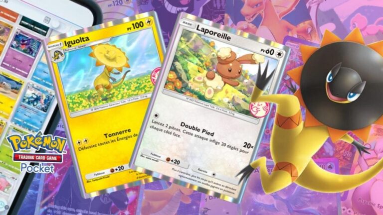 Interface de l'evenement Butin Charbambin dans Pokemon TCG Pocket avec boosters promo serie B vol. 5