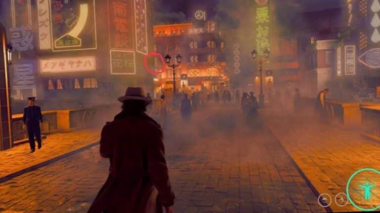 Capture d'ecran de Stranger Than Heaven montrant une scene d'action dans le Japon historique