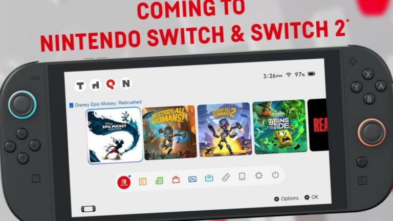 Visuel promotionnel de Destroy All Humans! pour Nintendo Switch 2 annonce par THQ Nordic en mars 2026