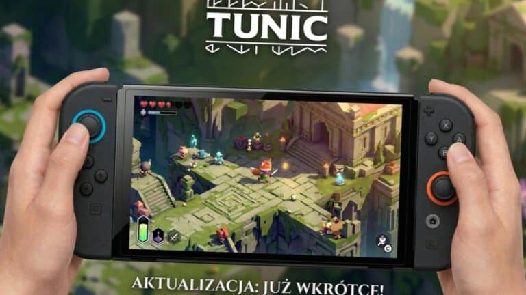 Capture d'ecran de Tunic montrant le renard heros dans un environnement isometrique colore