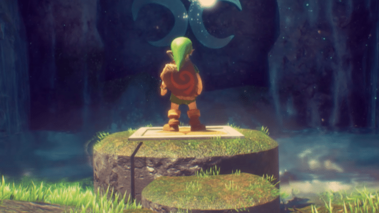 Illustration du remake de The Legend of Zelda Ocarina of Time prevu sur Nintendo Switch 2 en 2026