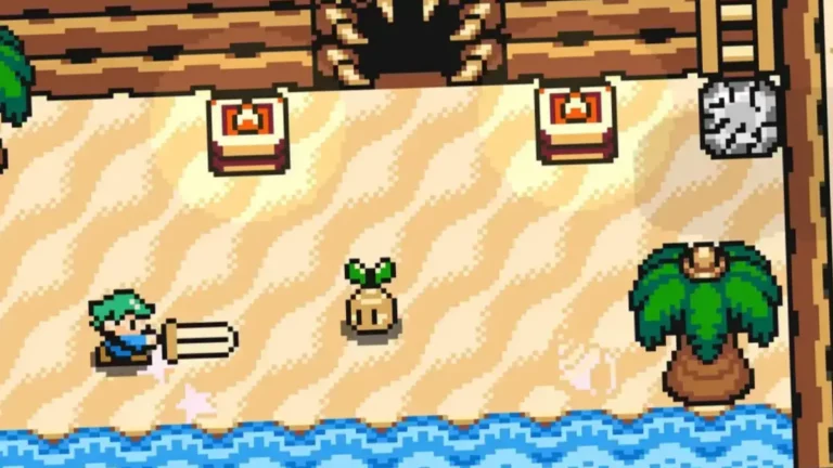 Capture d'ecran du remake fan-made gratuit de The Legend of Zelda 1986 sur PC