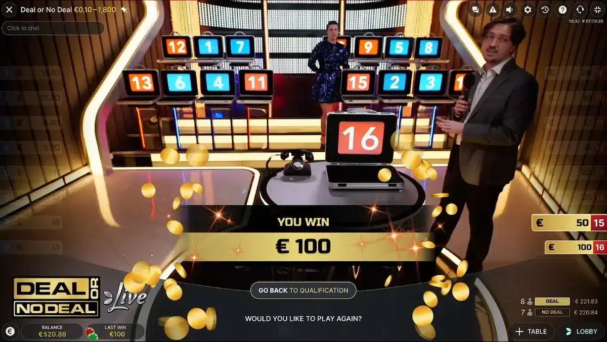 Deal or no Deal Live win Deal or no Deal Live win