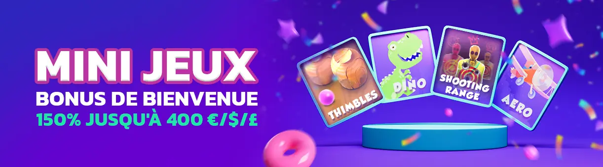 bonus de bienvenue mini-jeux de rolletto