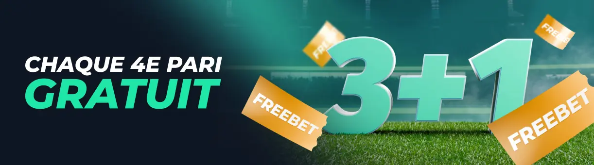 3+1 gratuit sur rolletto