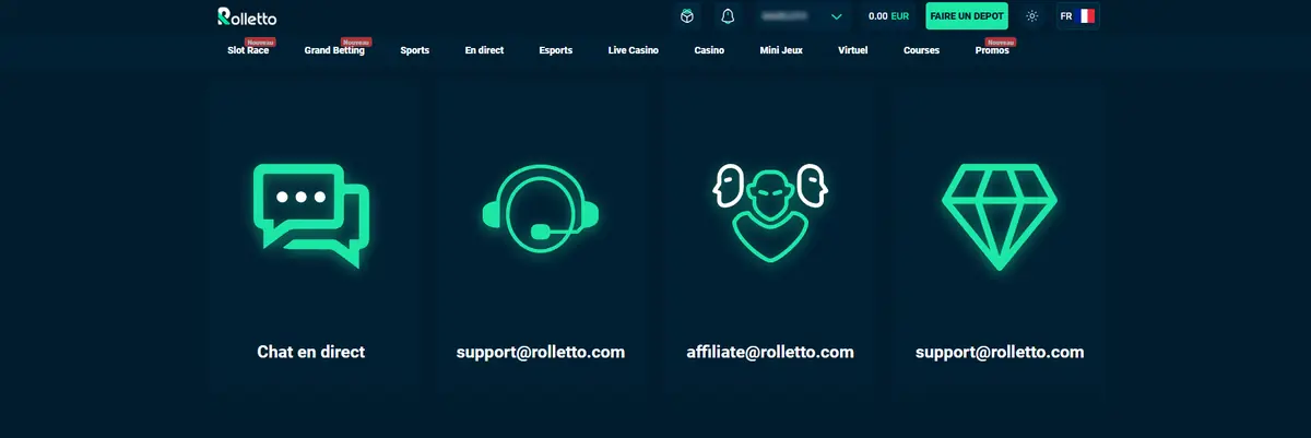 contact rolletto