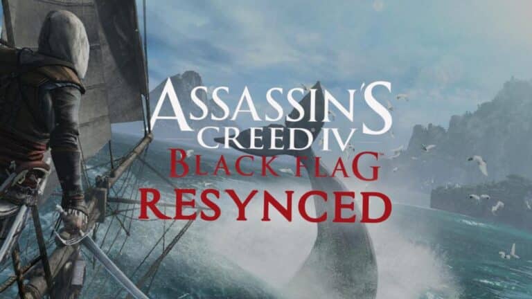 Visuel promotionnel d'Assassin's Creed Black Flag Resynced lors de l'annonce officielle d'Ubisoft