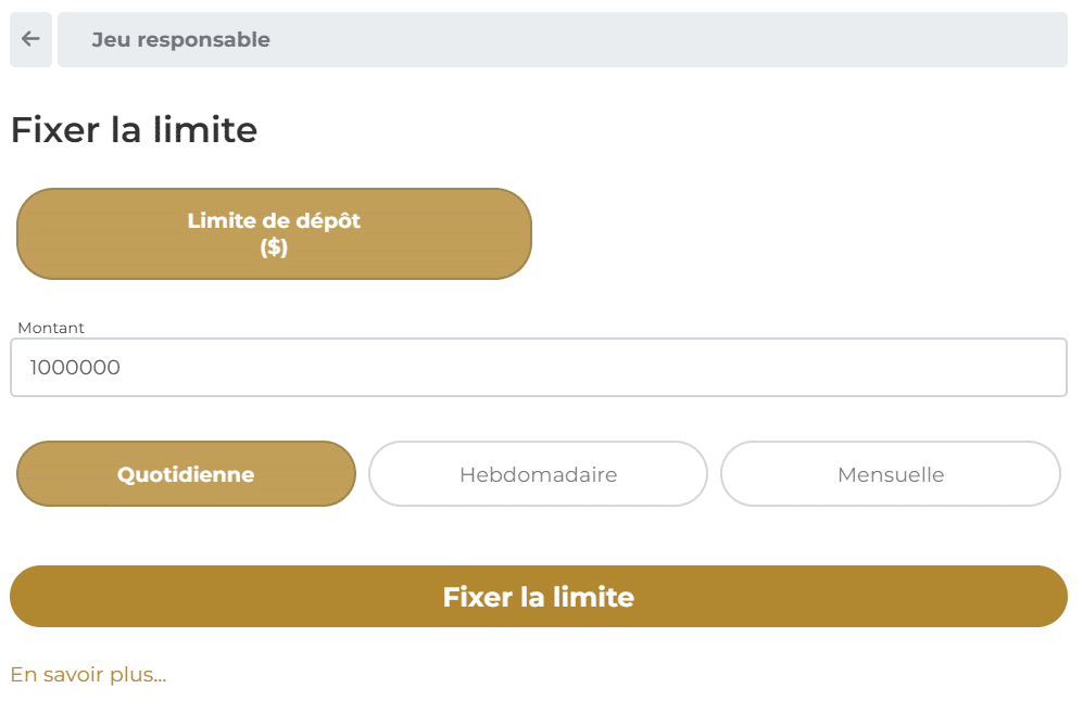 Notre Avis sur Casino Extra : Guide complet 15 affichage pour fixer une limite de dépôt