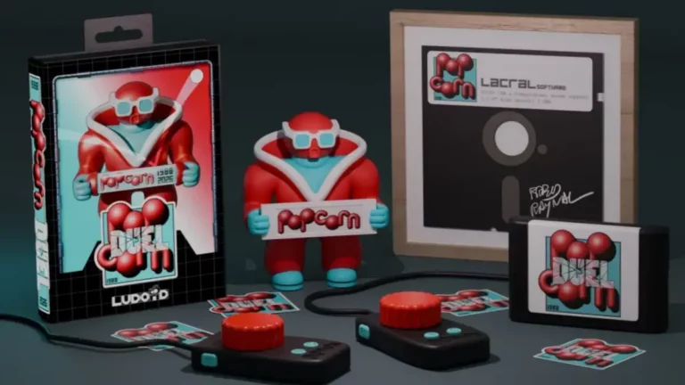 Visuel de PopCorn: Duel, remake Mega Drive du casse-briques de Frederick Raynal lance sur Kickstarter