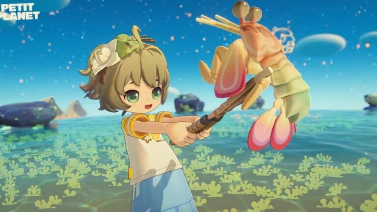 Visuel promotionnel de Petit Planet, le nouveau simulateur de vie cosmique de HoYoverse en phase beta