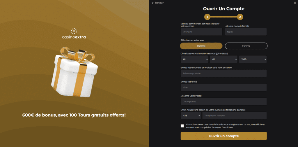 Notre Avis sur Casino Extra : Guide complet 11 Etape inscription sur Casino Extra