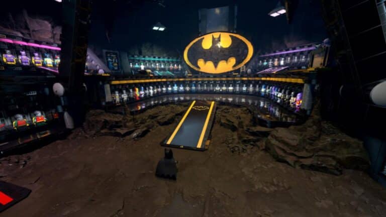 Visuel promotionnel de LEGO Batman L'Heritage du Chevalier Noir avec Batman en briques LEGO