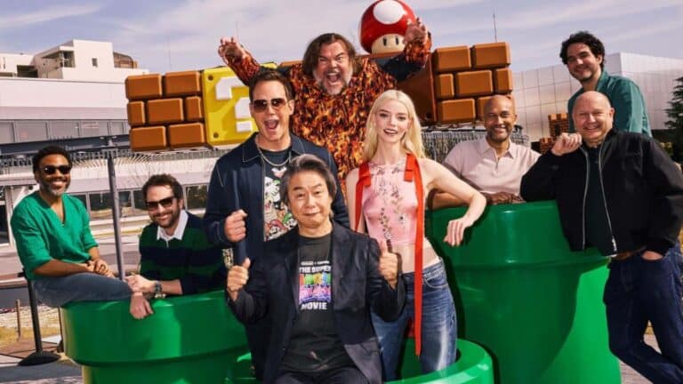 Shigeru Miyamoto lors de la conference de presse defendant Super Mario Galaxy Le Film face aux critiques