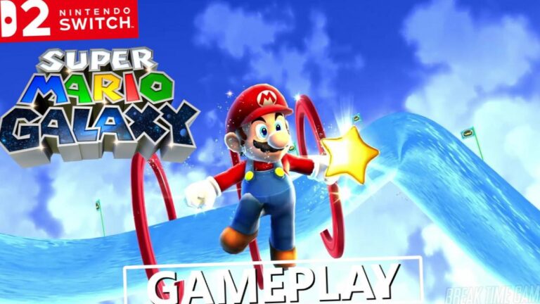Visuel promotionnel du bundle Super Mario Galaxy sur Nintendo Switch 2 avec reduction de 20 dollars