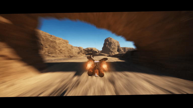 Visuel officiel de Star Wars Galactic Racer montrant des vehicules de course dans la galaxie Star Wars