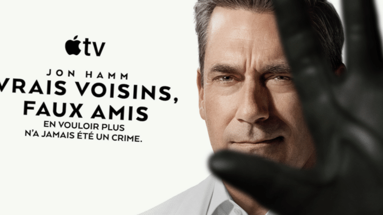 Jon Hamm dans Vrais Voisins Faux Amis saison 2 disponible sur Apple TV+ depuis avril 2026