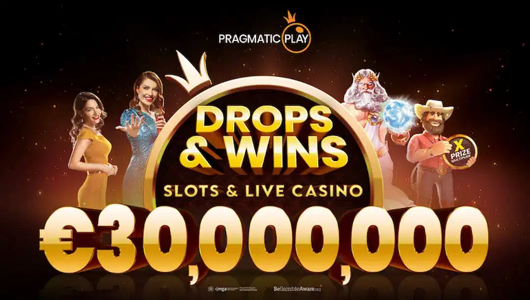 Pragmatic Play drops & wins La cagnotte annuelle des Drops & Wins passe à 30 millions d'euros !