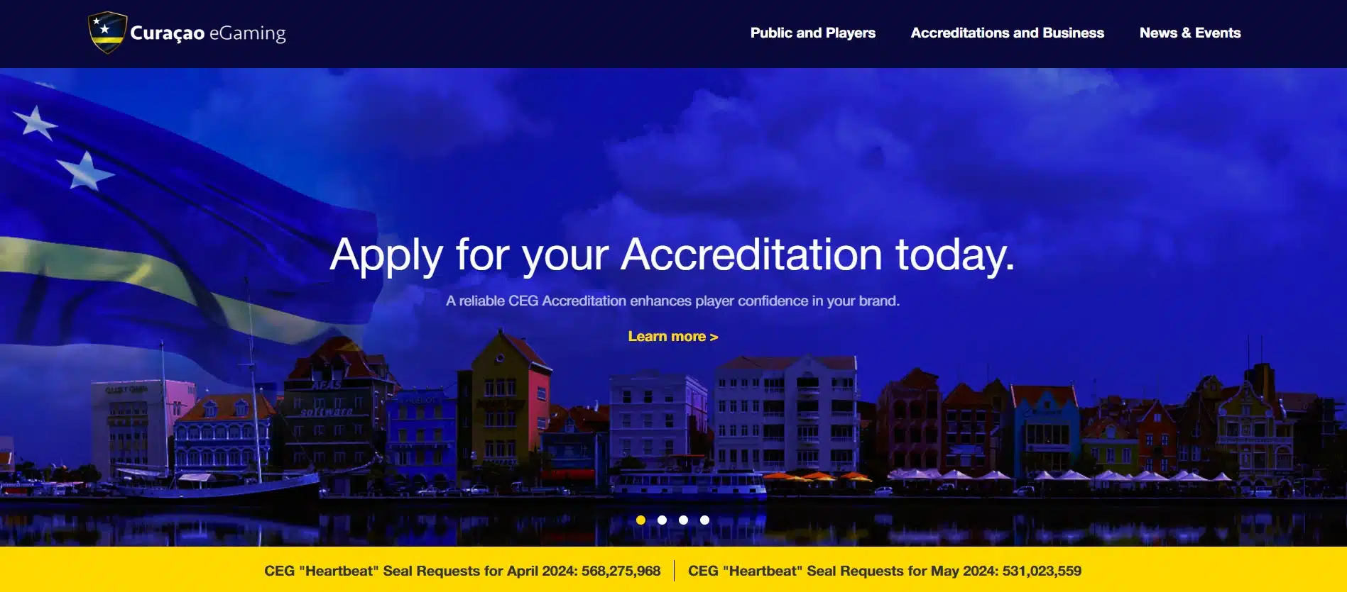 Page d'accueil Curaçao eGaming Page d'accueil Curaçao eGaming