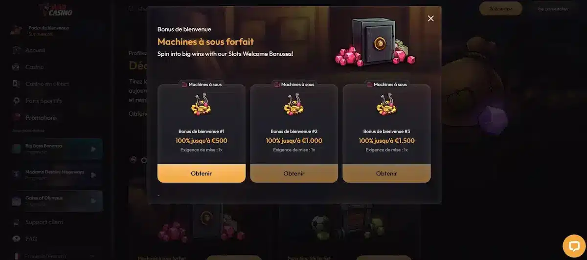Bonus de bienvenue Madcasino Bonus de bienvenue Madcasino