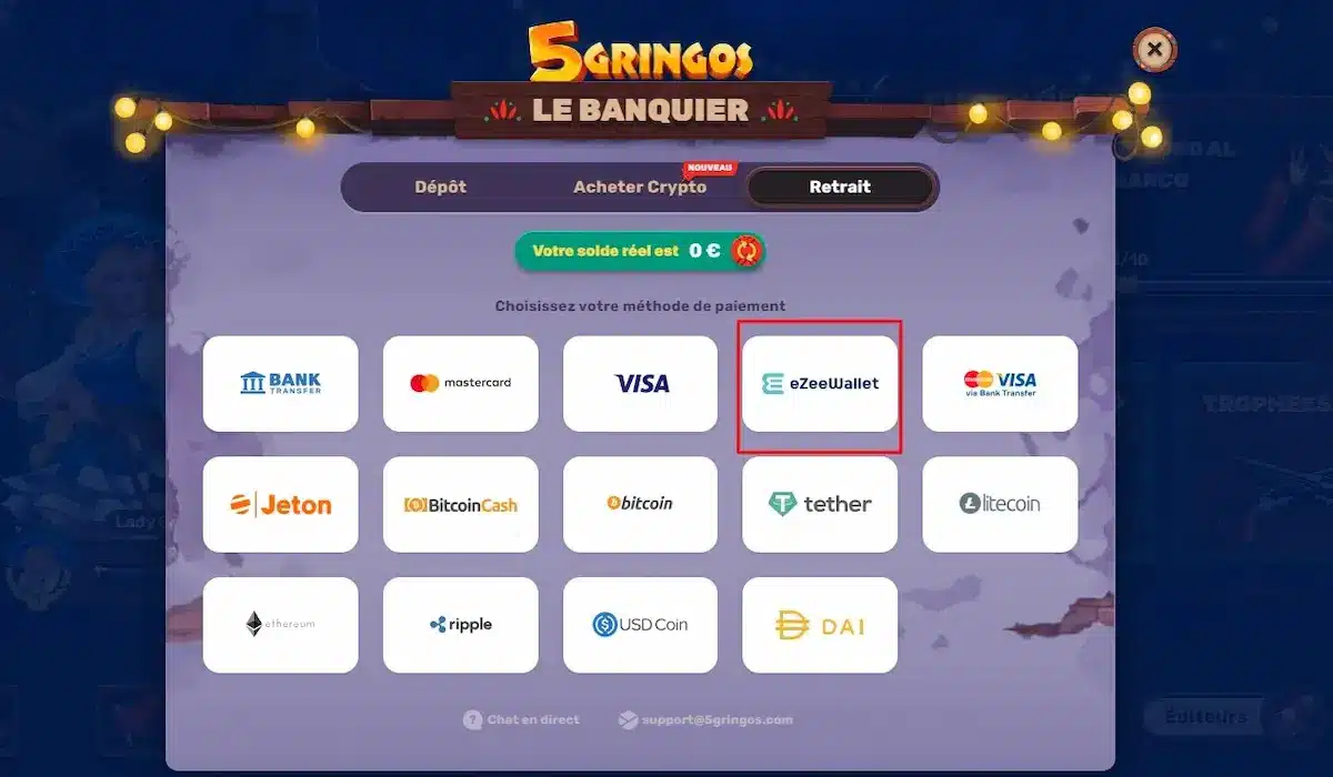 Portefeuilles électroniques 5Gringos