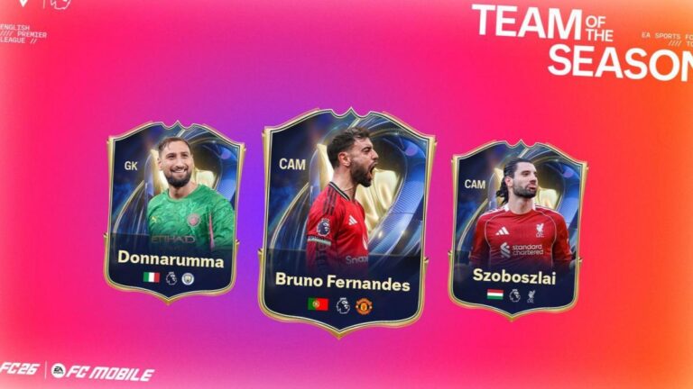Ecran de selection Team of the Season ultime dans EA Sports FC 26 Ultimate Team