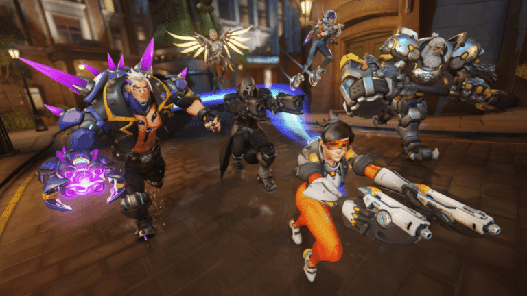 Interface d'Overwatch montrant les nouveaux contenus gratuits distribues par Blizzard en avril 2026