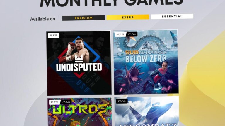 Visuel promotionnel PlayStation Plus avec Star Wars Outlaws et Red Dead Redemption 2 pour mai 2026