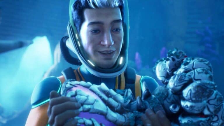Capture d'ecran de Subnautica 2 montrant les environnements sous-marins en Unreal Engine 5