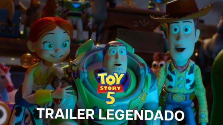 Affiche officielle de Toy Story 5 avec Woody et Buzz Lightyear, premier film de la saga classe PG