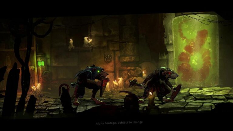 Artwork officiel de Warhammer Age of Sigmar: Deathmaster montrant un assassin Skaven en action
