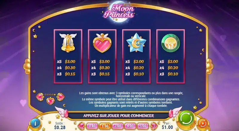autres symboles moon princess