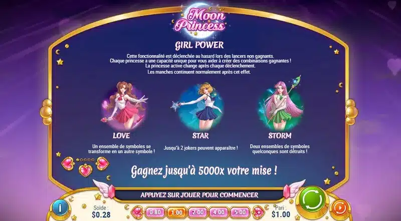girl power moon princess