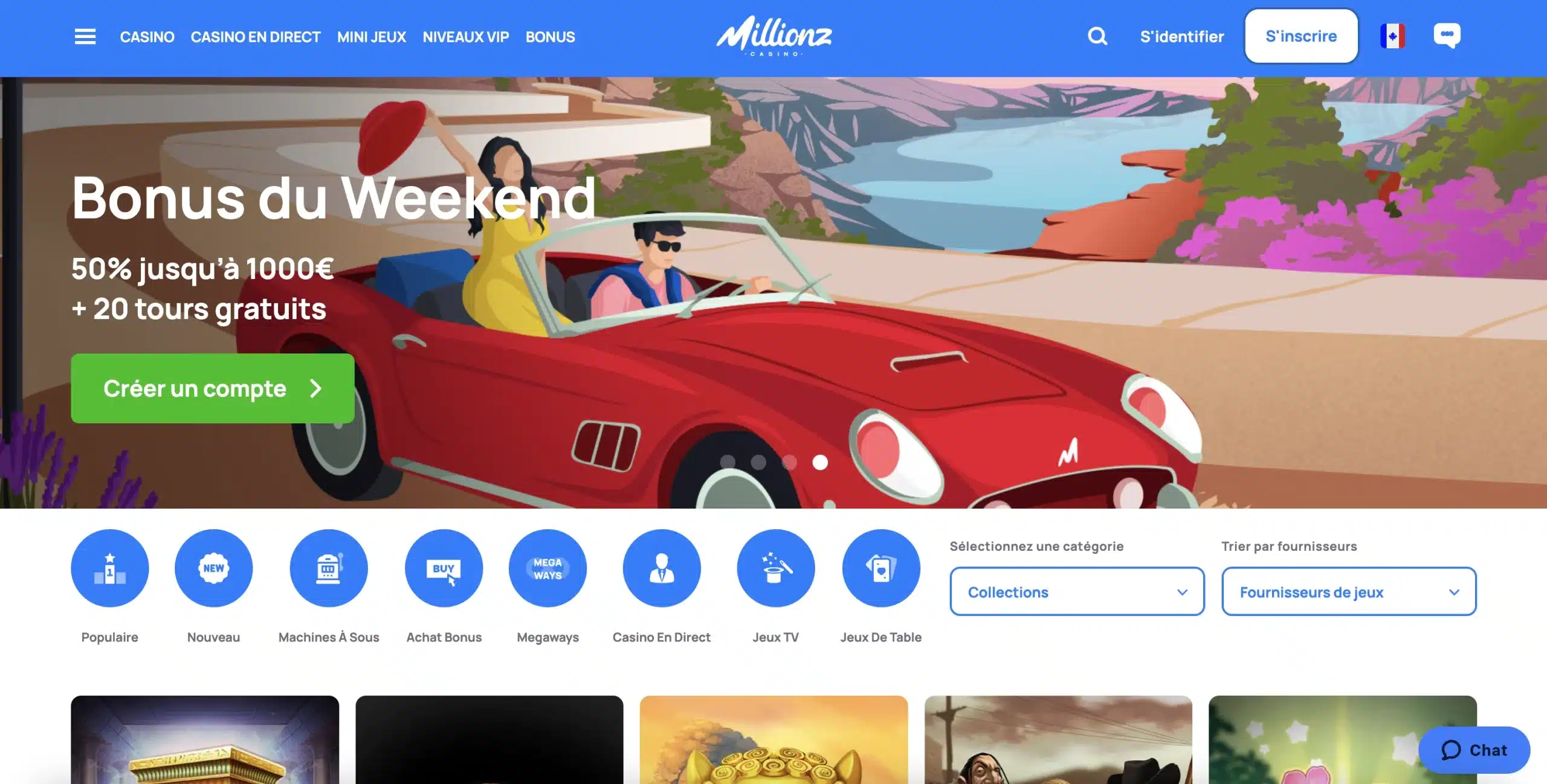 Millionz est une excellente plateforme de jeux d’argent où il vous sera possible de vous amuser grâce à Le Joueur