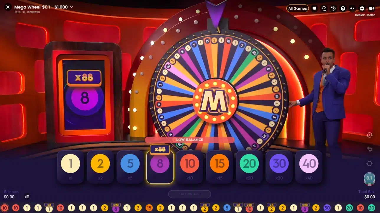 Mega wheel live
