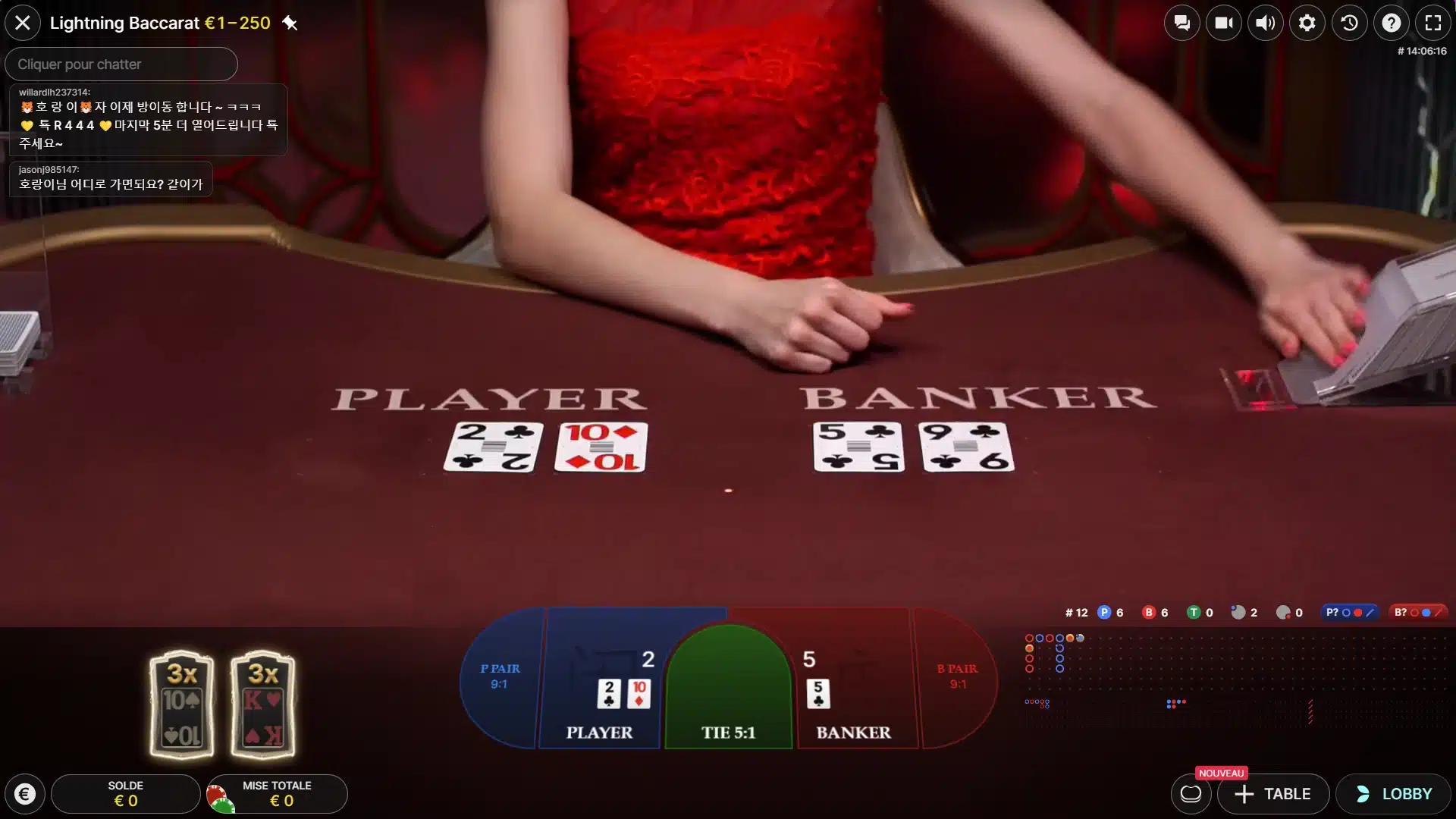 baccarat lightning