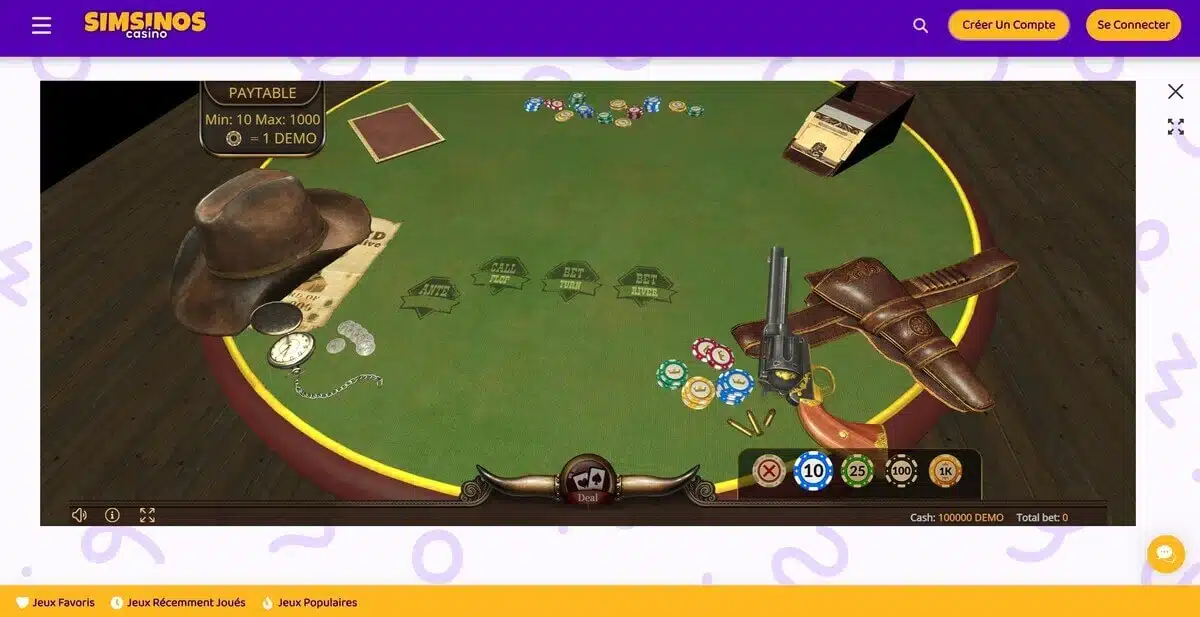 texas hold'em 3D