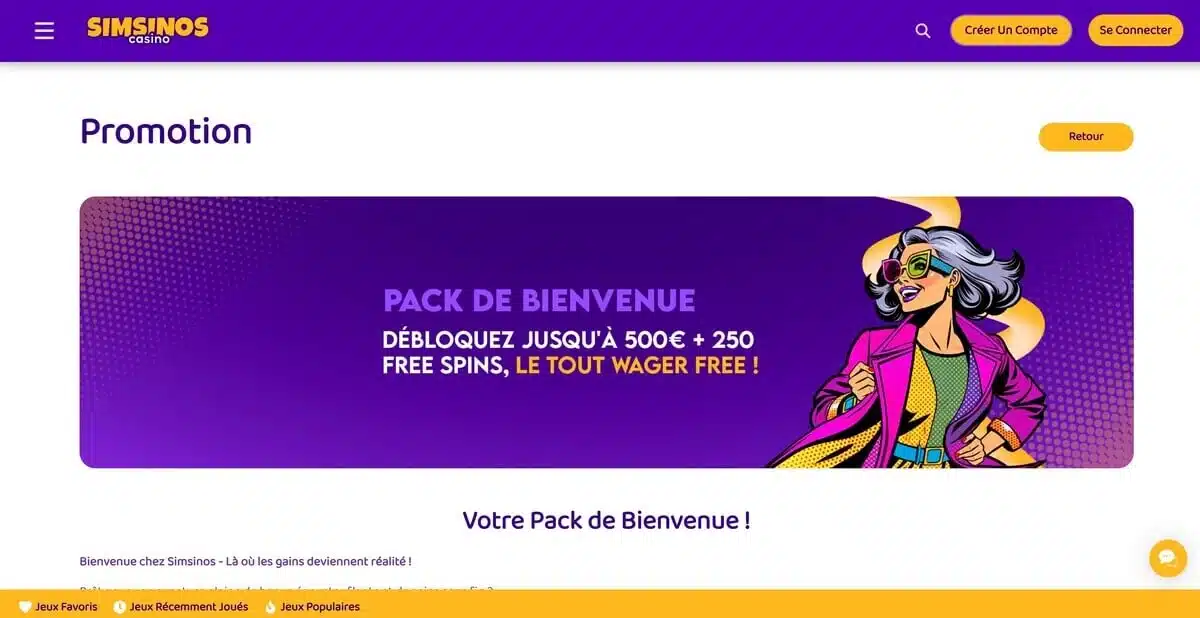 simsinos bonus
