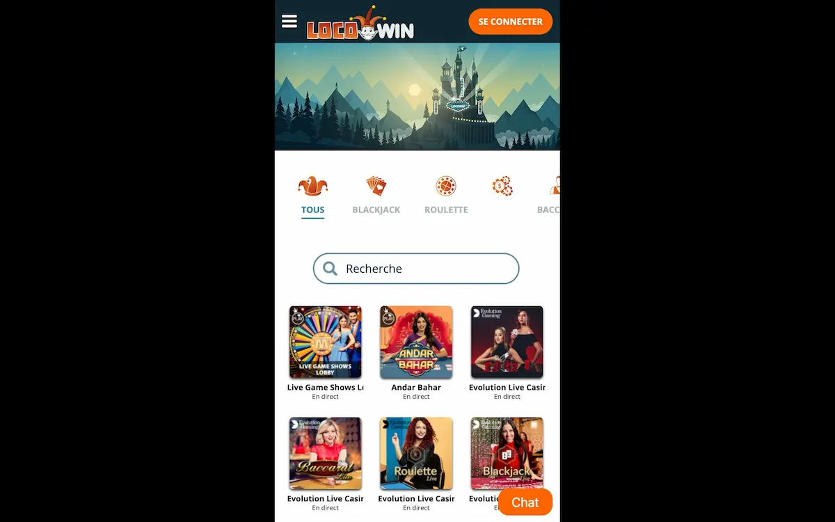 Jeux Mobile Locowin casino