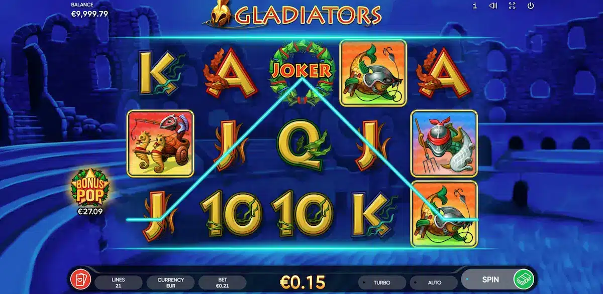 Gladiators slots Provider Endorphina
