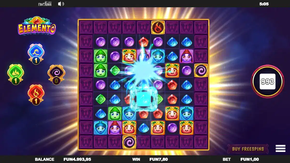machine à sous 9 rouleaux elemento