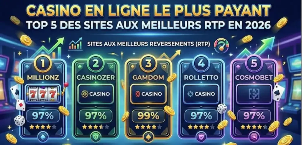 Casino en ligne le plus payant