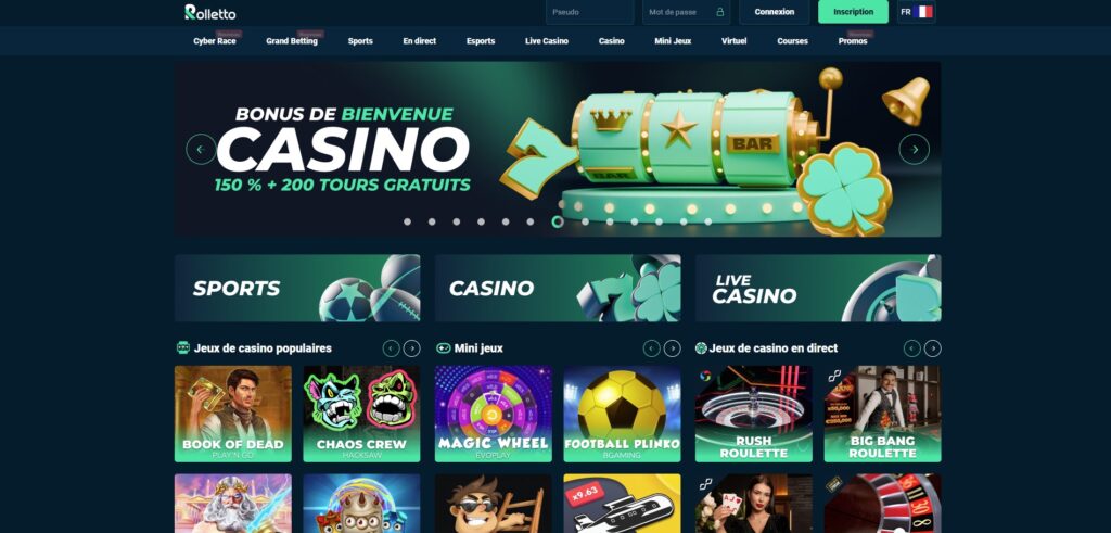 Rolletto casino high roller