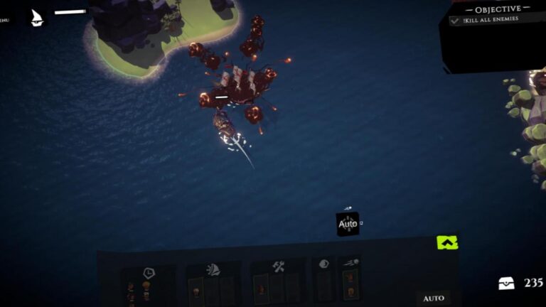 Capture d'ecran de Black Sailors : Bay Of All Saints montrant des combats navals tactiques au XVIIIe siecle
