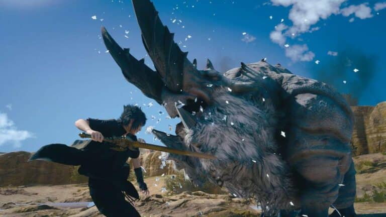 Noctis et ses compagnons dans Final Fantasy XV, jeu dont le portage Switch reste incertain