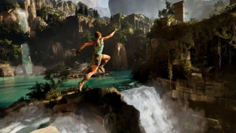 Lara Croft dans Tomb Raider Legacy of Atlantis, personnage cree sans IA generative par Crystal Dynamics